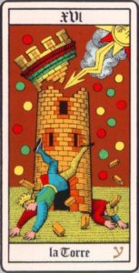 Risultati immagini per tarocchi la torre